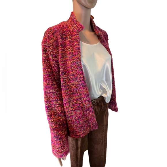 Chico’s Design Knobby-Knit Open-Front Jacket | M/8 - Picture 2 of 16